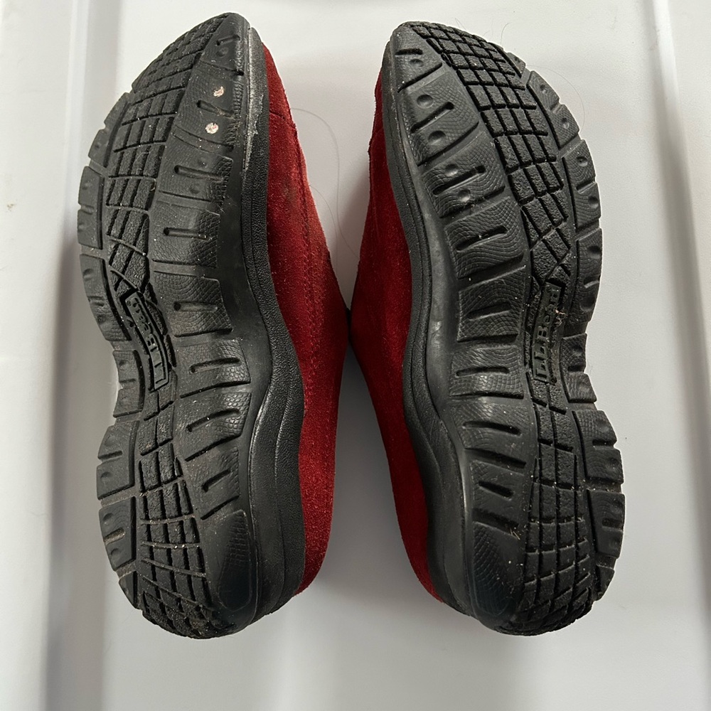 LL Bean slip on shoes - red - Picture 4 of 5
